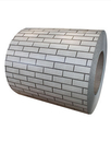 Brick Pattern Steel Coil PPGI Color Coated For Prefab House And Fencing